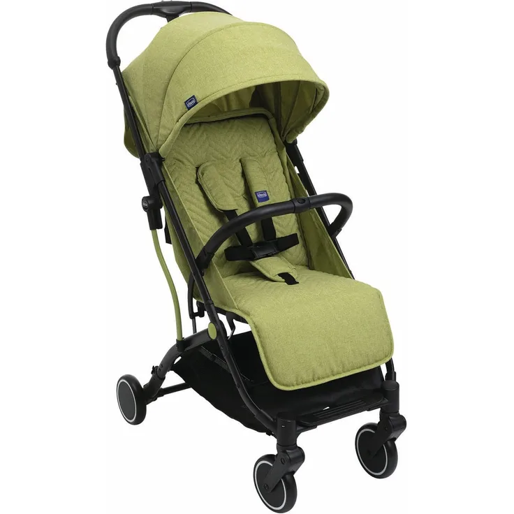 Chicco Trolley Me Kinderwagen, ultraleicht, kompakt, faltbar und neigbar von der Geburt bis 15 kg, mit Trolley-System, Regenhülle und ausziehbarem Verdeck – Feile
