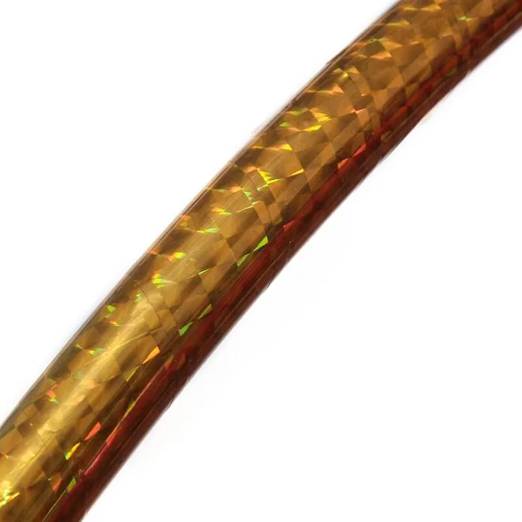 Zirkus Hula Hoop, Hologramm Farben, Ø 90cm Gelb