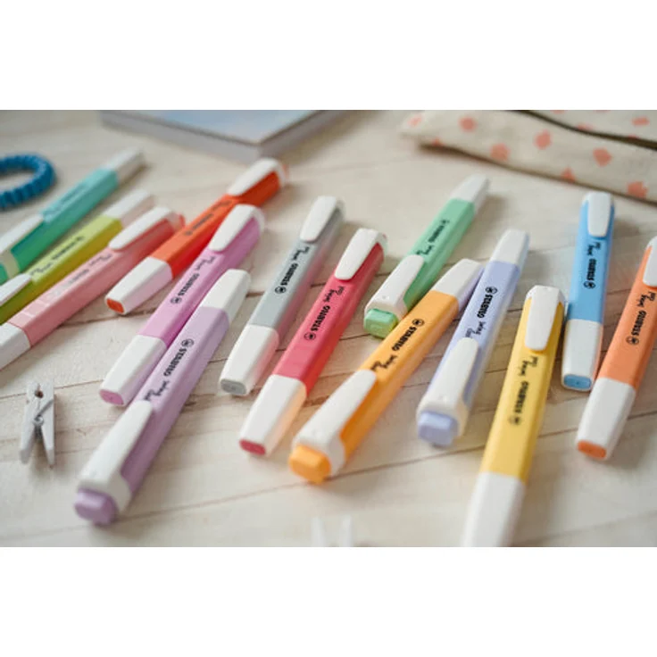 Textmarker - STABILO swing cool Pastel - 8er Pack - mit 8 verschiedenen Farben - Preisvergleich – Bild 7
