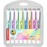 Textmarker - STABILO swing cool Pastel - 8er Pack - mit 8 verschiedenen Farben - Preisvergleich