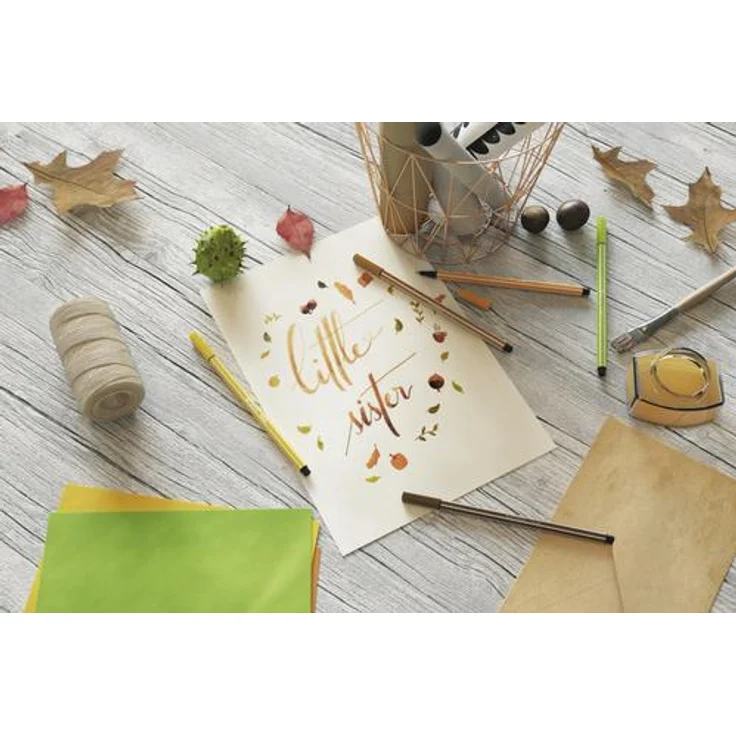 Premium-Filzstift - STABILO Pen 68 - 8er Pack - mit 8 verschiedenen Farben - Preisvergleich – Bild 4