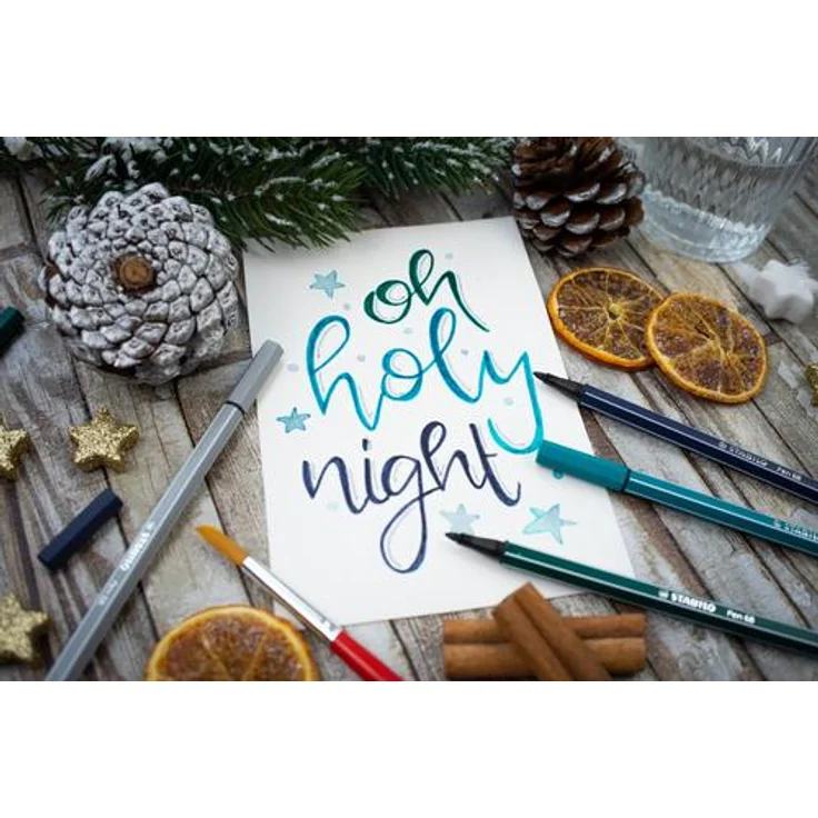 Premium-Filzstift - STABILO Pen 68 - 8er Pack - mit 8 verschiedenen Farben - Preisvergleich – Bild 6