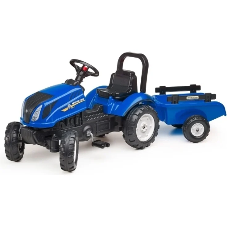 FALK New Holland traktor med vogn (808-070) – Bild 1