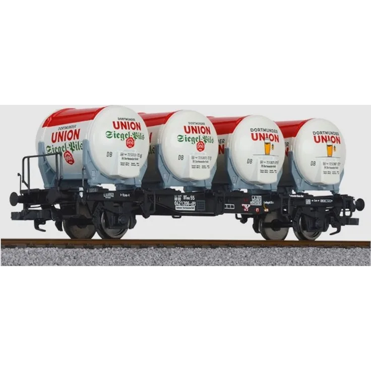 Liliput L235121 Behältertragwagen BT55 mit 4 Behälter Ddikr 624 DB
