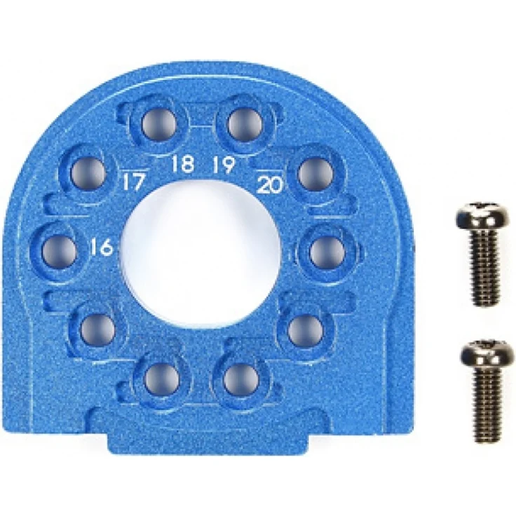 Tamiya 300054558 TT-02/B Alu Motorhalter Blau – Bild 1