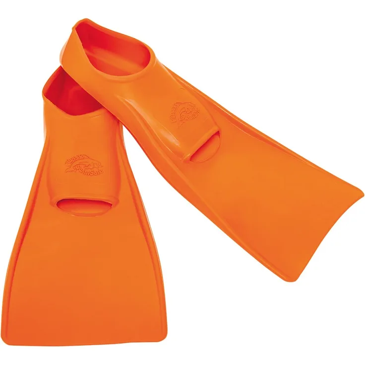 FLIPPER Swimsafe Schwimmflossen Kinder Baby Flossen (Paar) Farbe Orange 36-37