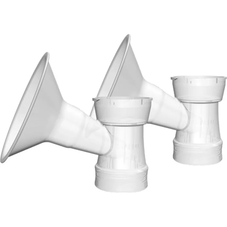 Ardo 36 mm große Brustmuschel 2er-Set Weiß