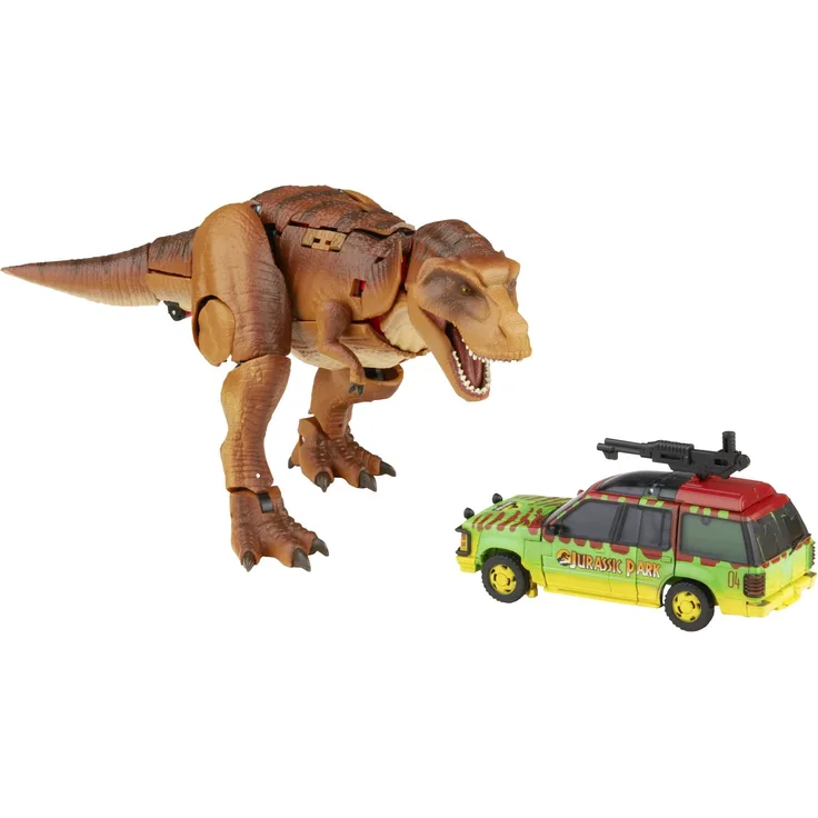 Transformers Generations – Transformers Collaborative: Jurassic Park Mix, Tyrannocon Rex & Autobot JP93, ab 8 Jahren, F0632