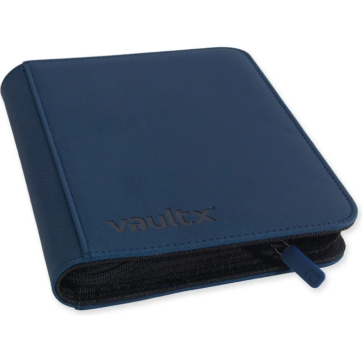 Vault X Premium eXo-Tec Zip Heftmappe - 4 Fächer Sammelkarten Trading Cards Mappe - 160 Fächer mit Seitenöffnung für Spielkarten zum sammeln und tauschen