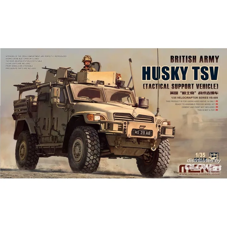 MENG-Model VS-009 British Army Husky TSV (Tactical Support Vehicle)
