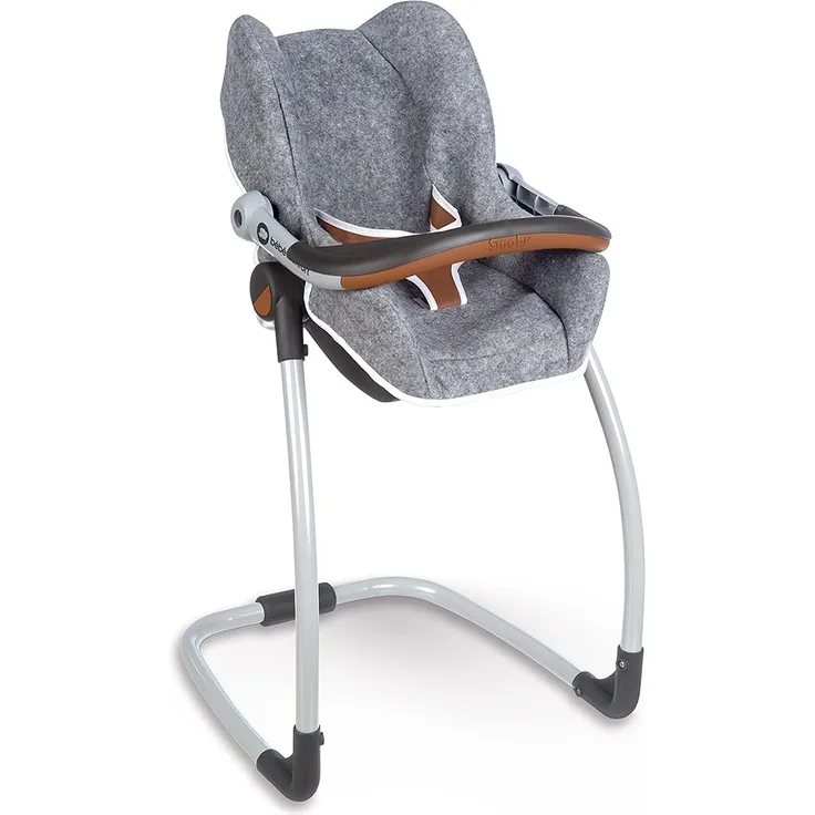 Smoby - Comfort Baby - Graue Siege + Hochstuhl 3 in 1 - f�r Pot & Puppen - Balantelle-Funktion