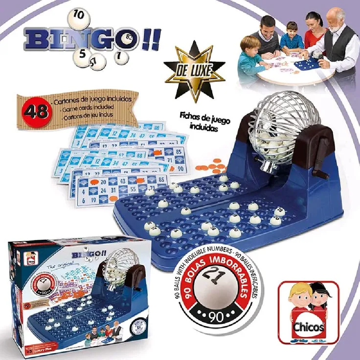 Chicos Lottery Bingo 48 Cards Deluxe