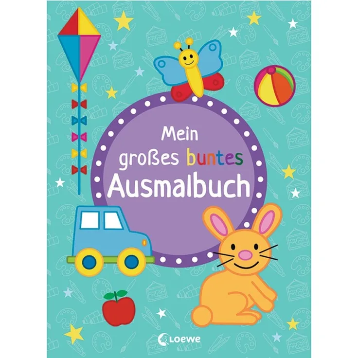 Mein großes buntes Ausmalbuch Hase