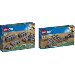 Lego City 2er Set: 60205 Schienen + 60238 Weichen für die ferngesteuerte Eisenbahn