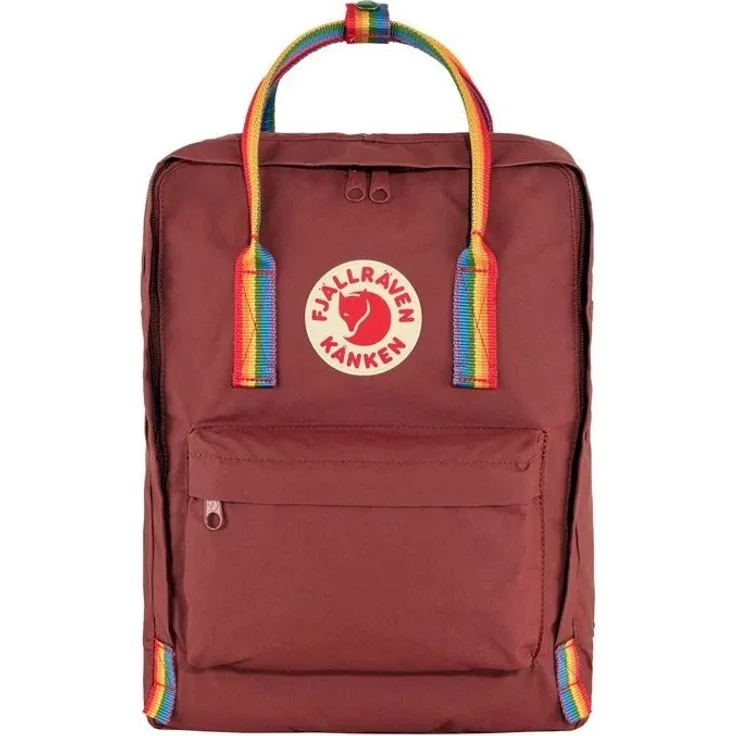 Fjällräven Kanken Rainbow ox red/rainbow - Größe 16 Liter