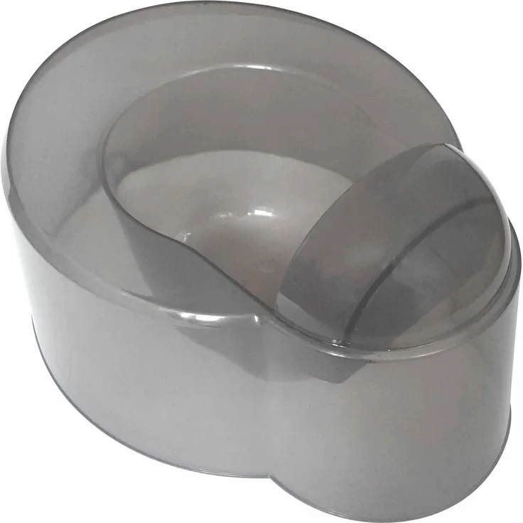 dBb Remond 2 in1 Topf einfach/Urinal für Babys grau transparent