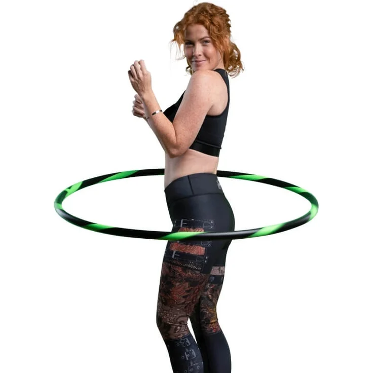Hula Hoop Reifen für Anfänger Ø90cm Hell-Grün – Bild 1
