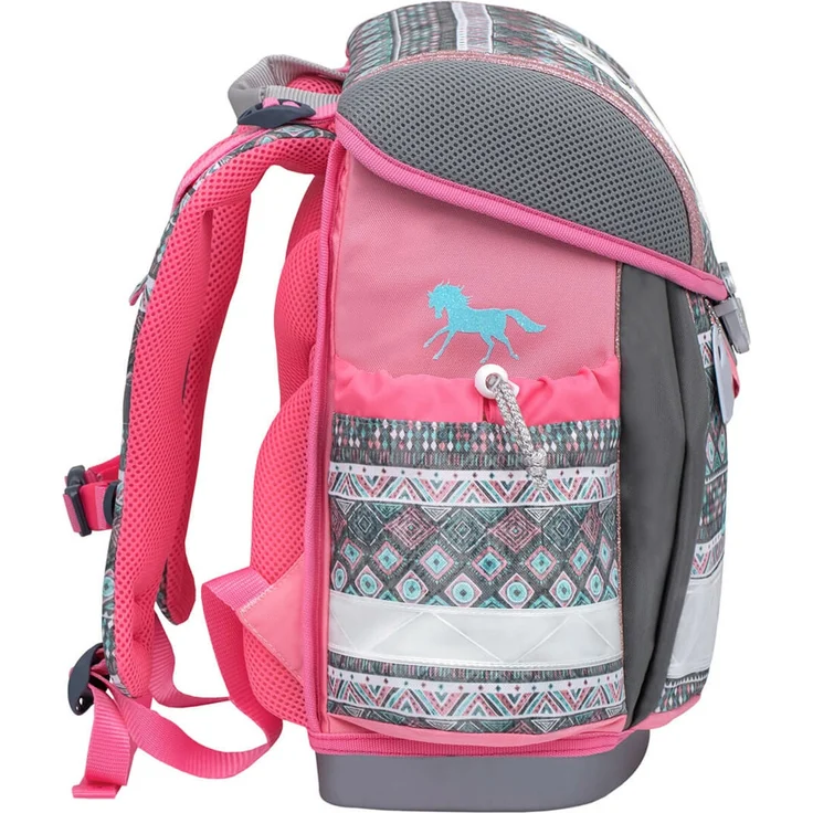 Belmil Classy Schulranzen-Set 4-tlg. - HORSE ARUBA BLUE – Bild 4