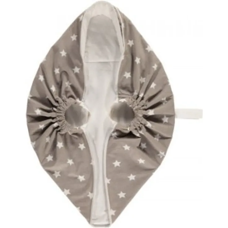 Snugglebundl Tragehilfe grey white stars - Organic cotton