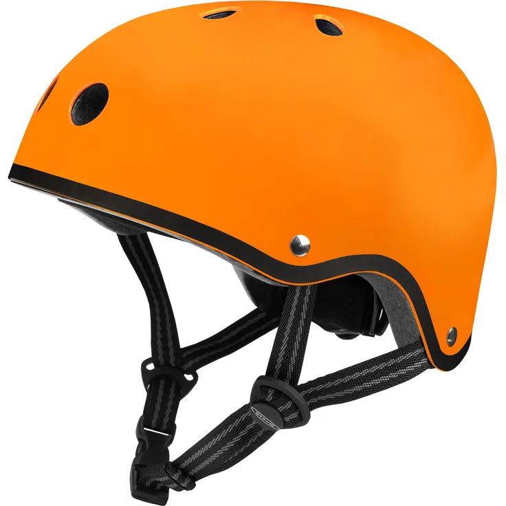 Microro Fahrradhelm für Kinder, Unisex, Orange, S