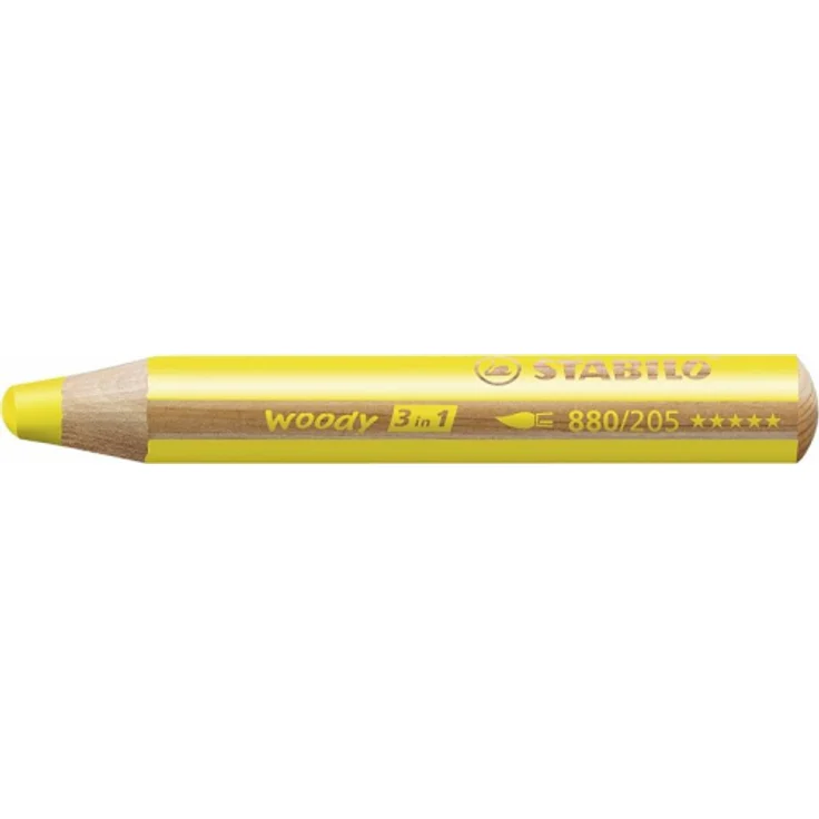 Buntstift, Wasserfarbe & Wachsmalkreide - STABILO woody 3 in 1 - 38er Pack mit Spitzer und Pinsel - mit 38 verschiedenen Farben – Bild 7