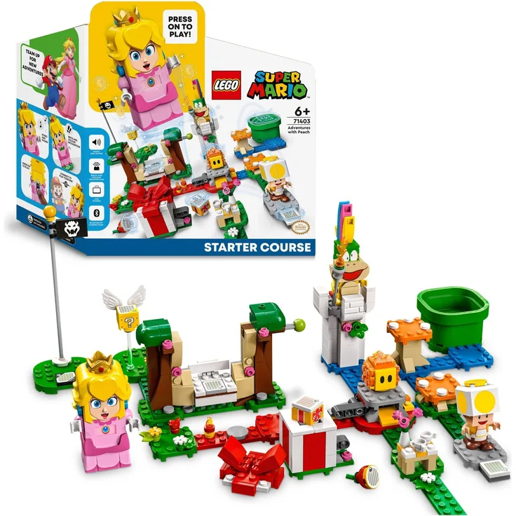 LEGO Super Mario 71403 'Abenteuer mit Peach – Starterset', 354 Teile, ab 6 Jahren