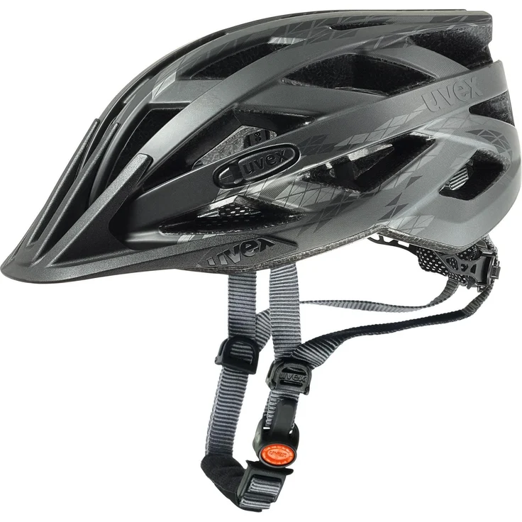 Uvex I-vo Cc Black - Smoke Mat, Größe 52 - 57 cm - Fahrradhelm, Farbe Schwarz – Bild 1