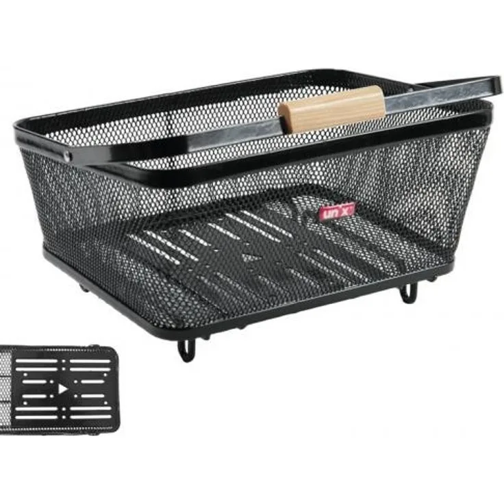Un`x Hinterradkorb Benimo Universal schwarz 40x30x18 cm