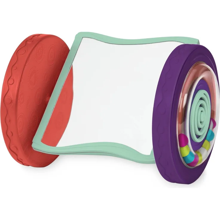 B. toys Babyspielzeug – Rollender Spiegel – Krabbel Spielzeug und in Bauchlage spielen, Baby Spielzeug ab 0 Monate, PVC- und Phalatfrei