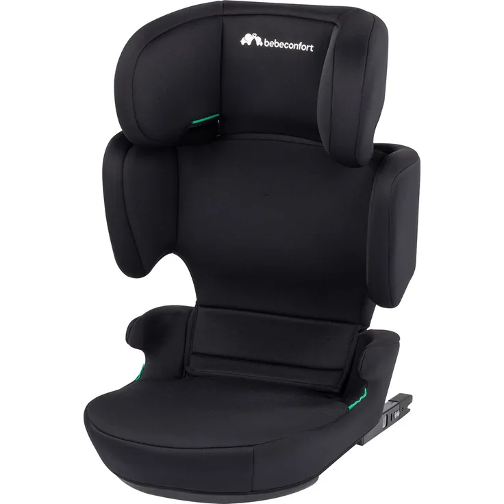 Bebeconfort Road Fix i-Size Sitzerhöhung, ISOFIX-Kindersitz, i-Size-Kindersitz, ab 3,5 Jahre bis zu 12 Jahren, 15-36 kg, 100-150 cm, Black Mist