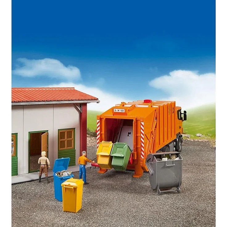Bruder 02607 - Zubehör: Mülltonnen-Set - Preisvergleich – Bild 2