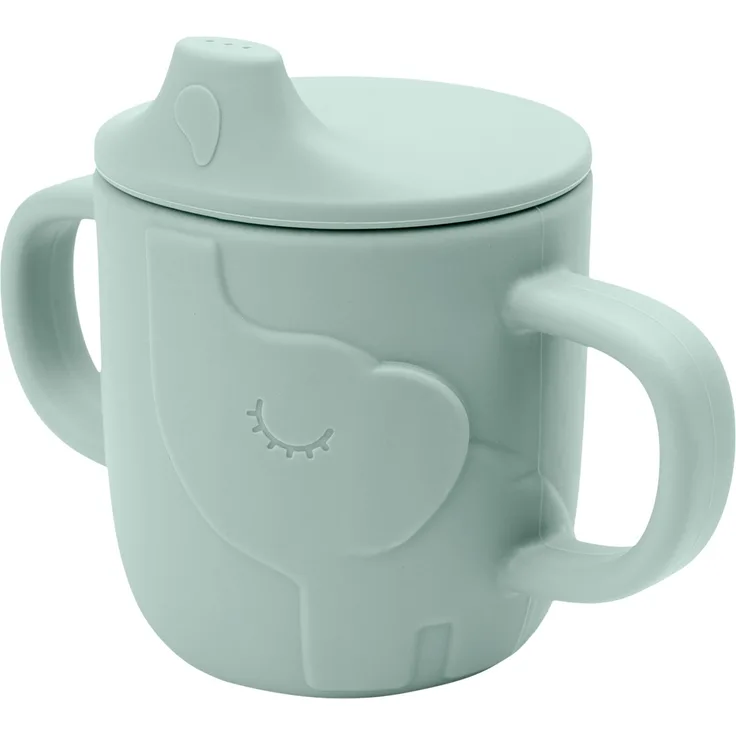 Done By Deer Peekaboo Elphee Schnabeltasse Blue Blau hell