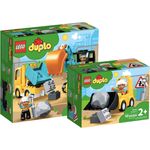 Lego Duplo - Set: 10931 Bagger und Laster + 10930 Radlader