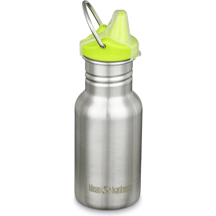 Klean Kanteen Kids Narrow Brushed Stainless - Kinder Trinkflasche 355ml mit Sippy Cap