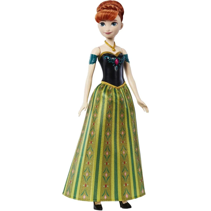 Disney Frozen - Anna Heute, zum ersten Mal, Puppe mit exklusivem Look, singt Heute, zum ersten Mal aus dem Film, Spielzeug für Kinder 3+ Jahre, HMG42 – Bild 1