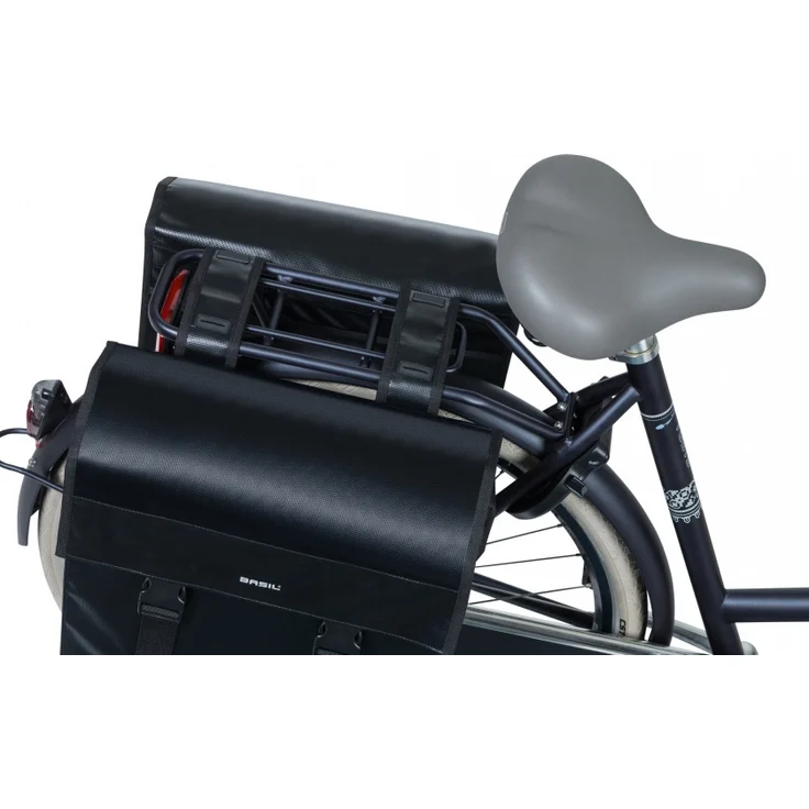 Basil Urban Load Hinten Fahrradtasche Polyester Plane Schwarz 48 l 10 kg – Bild 6