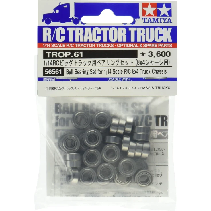 TAMIYA 56561 1:14 Kugellagersatz Truck 8x4 (36) - Kugellager, Kugellagersatz Trucks. Truck Modellbau, Modellbau