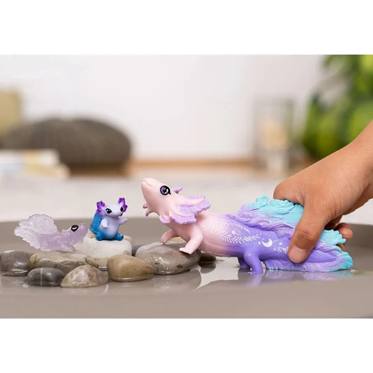 Schleich Bayala 42628 Axolotl Entdecker Set Spielfiguren – Bild 5