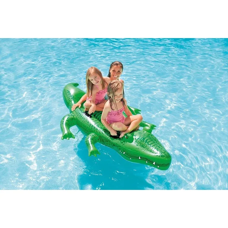 Intex Reittier Alligator Wasserspielzeug Schwimmtier Wasser Reiter aufblasbar
