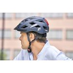 Fischer Fahrradhelm Urban Plus Brooklyn S/M schwarz matt