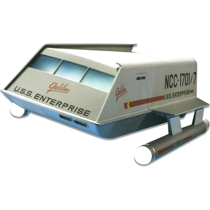 Polar POL995M/12 1/32 Star Trek Galileo Shuttle mit Inneneinrichtung Modellbausatz, Mehrfarbig