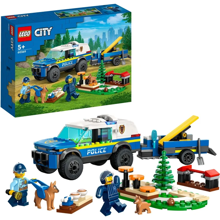 LEGO City 60369 'Mobiles Polizeihunde-Training', 197 Teile, ab 5 Jahren – Bild 1