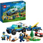 LEGO City 60369 'Mobiles Polizeihunde-Training', 197 Teile, ab 5 Jahren