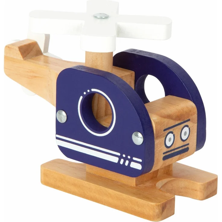 Small foot 12287 - Hubschrauber, Holz, 13x8x9cm – Bild 1