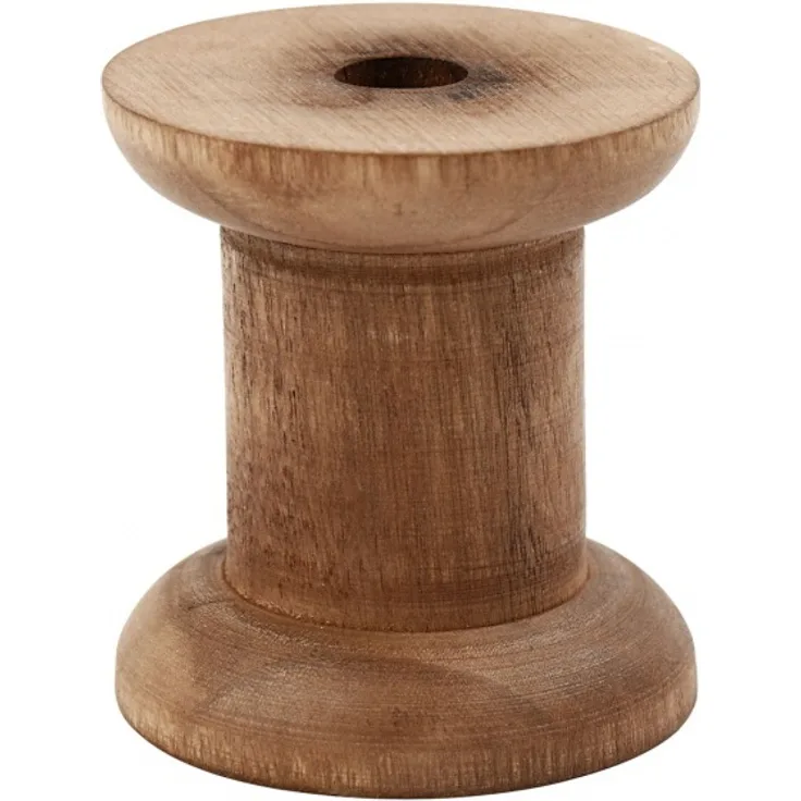 Spulen Vintageholz 30/48 X 50 Mm Braun 10 Stück