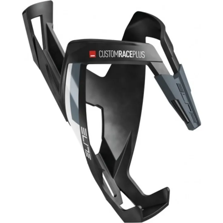 Elite Trinkflaschenhalter Custom Race Plus mattschwarz/weiß