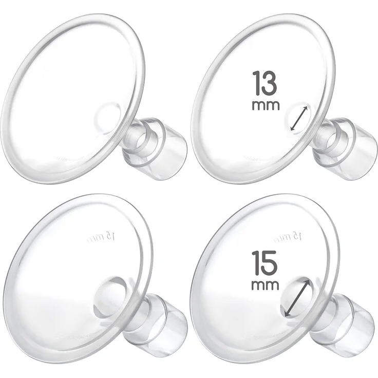 Maymom MyFit 13,15 mm Schilde klein; Kompatibel mit Medela-Brustpumpen-PersonalFit, Freestyle, Harmony, Maxi, Freestyle Flex-Anschluss; Anschluss an Maymom Breit/Schmal-Anschluss