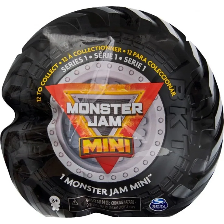 Monstertruck Mini Junior 1:87 Die-Cast Schwarz/Grau