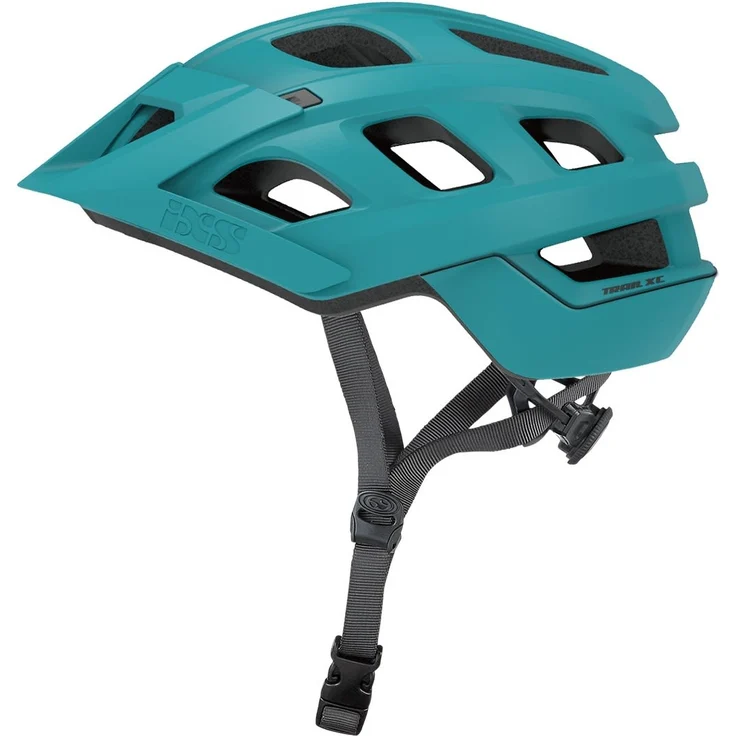 iXS Trail XC Evo Fahrradhelm - Türkis 49 - 54 cm – Bild 2