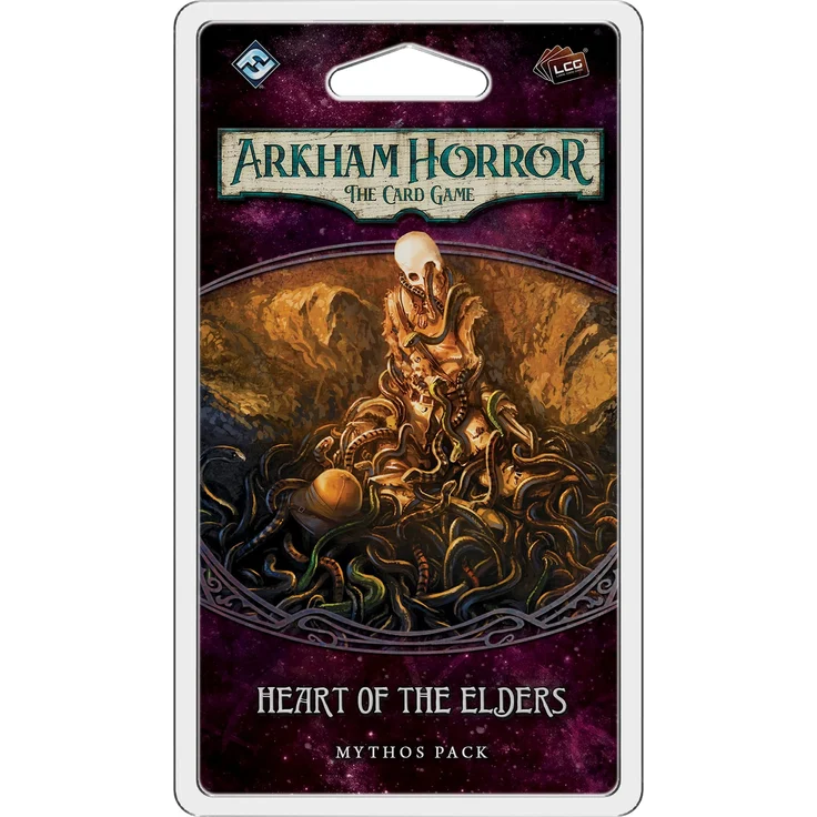 Fantasy Flight Games , Arkham Horror The Card Game: Mythos Pack - 3. 3. Heart of The Elders, Card Game, Ages 14+, 1 to 4 Players, 60 to 120 Minutes Playing Time